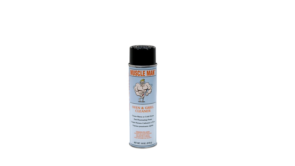 Muscle Man Over and Grill Cleaner, Aerosol 